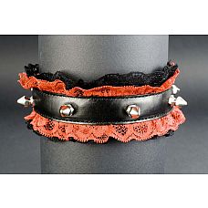 <strong>Черно-красный подшитый чокер Готика-10 </strong> <br />
Черно-красный подшитый чокер "Готика-10". С металлическими заклепками. Застёжка-кнопка.<div class="charTableblock"><div><span>Материал</span>: кожа</div><div><span>Цвет</span>: черный; красный, розовый</div><div><span>Производитель</span>: Beastly, Россия</div></div> Черно-красный подшитый чокер Готика-10
Черно-красный подшитый чокер "Готика-10". С металлическими заклепками. Застёжка-кнопка.