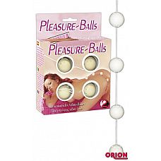 <strong>Белые вагинальные шарики со смещенным центром тяжести</strong> <br />
Вагинальные шарики белого цвета, 4 штуки, со смещенным центром тяжести.<div class="charTableblock"><div><span>Материал</span>: пластик</div><div><span>Диаметр, см</span>: 3.50</div><div><span>Диаметр, см</span>: 3</div><div><span>Производитель</span>: Orion, Германия</div></div> Белые вагинальные шарики со смещенным центром тяжести
Вагинальные шарики белого цвета, 4 штуки, со смещенным центром тяжести.