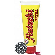 <strong>Возбуждающая смазка для двоих Flutschi Extra - 80 мл. </strong> <br />
Возбуждающая гель-смазка для мужчин и женщин.<div class="charTableblock"><div><span>Основа</span>: водная</div><div><span>Особенности</span>: для мужчин; для женщин; для секс игрушек; вагинальная; для чувствительной кожи; возбуждающая</div><div><span>Объем, мл</span>: 60-99</div><div><span>Объем, мл</span>: 80</div></div> Возбуждающая смазка для двоих Flutschi Extra - 80 мл.
Возбуждающая гель-смазка для мужчин и женщин.