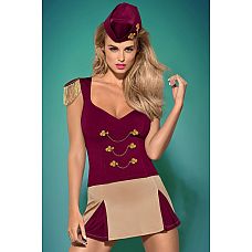 <strong>Игровой костюм тамбурмажоретки Majoretta</strong> <br />
Чувственное сочетание бордового и пудрово-бежевого цветов делают этот костюм тамбурмажоретки незабываемым.<div class="charTableblock"><div><span>Размер</span>: S (42-44); M (44-46)</div><div><span>Цвет</span>: красный, розовый</div><div><span>Производитель</span>: Obsessive, Польша</div></div> Игровой костюм тамбурмажоретки Majoretta
Чувственное сочетание бордового и пудрово-бежевого цветов делают этот костюм тамбурмажоретки незабываемым.