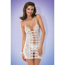 <strong>Женственная сорочка с гипюром Bride chemise</strong> <br />
Чудесная белая сорочка с цветочным мотивом, богато украшенная гипюром.<div class="charTableblock"><div><span>Размер</span>: S (42-44); M (44-46)</div><div><span>Цвет</span>: черный</div><div><span>Производитель</span>: Obsessive, Польша</div><div><span>В наличии</span>: S-M, черный</div></div> Женственная сорочка с гипюром Bride chemise
Чудесная белая сорочка с цветочным мотивом, богато украшенная гипюром.