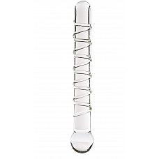 <strong>Стеклянный фаллоимитатор GLASS WORXX SPARKLE SCEPTER CLEAR - 17 см.</strong> <br />
Фаллоимитатор из закаленного стекла со спиралевидным рельефом.<div class="charTableblock"><div><span>Длина, см</span>: 17</div><div><span>Диаметр, см</span>: 3</div><div><span>Материал</span>: стекло</div><div><span>Цвет</span>: прозрачный</div><div><span>Особенности</span>: без мошонки</div><div><span>Длина, см</span>: 17-20</div><div><span>Диаметр, см</span>: 3</div><div><span>Производитель</span>: Toy Joy, Голландия</div></div> Стеклянный фаллоимитатор GLASS WORXX SPARKLE SCEPTER CLEAR - 17 см. 
Фаллоимитатор из закаленного стекла со спиралевидным рельефом.
