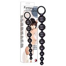 ׸���� �������� ������� Fantasy Island Black Currant Anal Beads - 32,5 ��. 
׸���� �������� ������� Fantasy Island Black Currant Anal Beads.