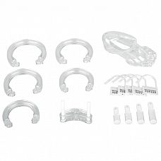 <strong>Прозрачный мужской набор верности стандартного размера</strong> <br />
Данная игрушка является мужским аналогом женского пояса верности .<div class="charTableblock"> </div> Прозрачный мужской набор верности стандартного размера
Данная игрушка является мужским аналогом женского пояса верности .