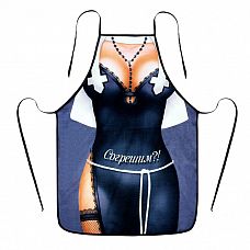 <strong>Женский фартучек Согрешим? </strong> <br />
Приготовление еды кажется скучным и обыденным? Пора внести что-то новое! Порадуйте вашу половинку оригинальным фартуком, который позволит легко перевоплотиться и примерить новый неожиданный образ! Яркий необычный дизайн изделия подарит множество положительных эмоций и обязательно вдохновит на новые кулинарные подвиги.<div class="charTableblock"> </div> Женский фартучек Согрешим?
Приготовление еды кажется скучным и обыденным? Пора внести что-то новое! Порадуйте вашу половинку оригинальным фартуком, который позволит легко перевоплотиться и примерить новый неожиданный образ! Яркий необычный дизайн изделия подарит множество положительных эмоций и обязательно вдохновит на новые кулинарные подвиги.