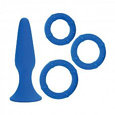 <strong>Синий набор Posh Silicone Performance Kits: анальная пробка и 3 эрекционных кольца</strong> <br />
Анальный набор POSH из медицинского силикона: анальная пробочка небольшого диаметра на присоске с набором из трех силиконовых колец разного диаметра.<div class="charTableblock"> </div> Синий набор Posh Silicone Performance Kits: анальная пробка и 3 эрекционных кольца
Анальный набор POSH из медицинского силикона: анальная пробочка небольшого диаметра на присоске с набором из трех силиконовых колец разного диаметра.