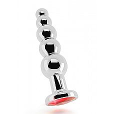   4,9"" R5 RICH Silver/Red Sapphire SH-RIC005SIL 
