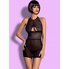 <strong>Облегающая полупрозрачная сорочка Oriens с вырезом на лифе</strong> <br />
Облегающая полупрозрачная сорочка Oriens с вырезом на лифе.<div class="charTableblock"><div><span>Размер</span>: S (42-44); M (44-46)</div><div><span>Цвет</span>: черный</div><div><span>Производитель</span>: Obsessive, Польша</div><div><span>В наличии</span>: S-M, черный</div></div> Облегающая полупрозрачная сорочка Oriens с вырезом на лифе
Облегающая полупрозрачная сорочка Oriens с вырезом на лифе.