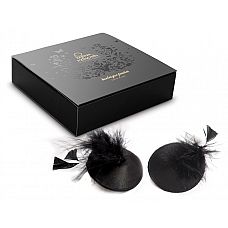    Burlesque Pasties Feather Bijoux 
      .