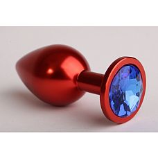 <strong>Анальная пробка красная с синим кристаллом 47108-MM</strong> <br />
"Металлическая пробка с ограничительным основанием для безопасного использования.<div class="charTableblock"><div><span>Длина, см</span>: 6,9</div><div><span>Диаметр, см</span>: 2,7</div><div><span>Материал</span>: металл</div><div><span>Цвет</span>: красный/розовый</div><div><span>Особенности</span>: пробка; ювелирка</div><div><span>Особенности</span>: без вибрации; гладкая</div><div><span>Длина, см</span>: 5-8</div><div><span>Диаметр, см</span>: 2</div><div><span>Цвет кристалла</span>: голубой/синий/фиолетоый</div></div> Анальная пробка красная с синим кристаллом 47108-MM
"Металлическая пробка с ограничительным основанием для безопасного использования.