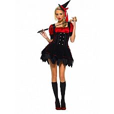 <strong>Костюм "Озорная ведьмочка" - Le Frivole, S/M, Черно-красный</strong> <br />
Нечистая сила может быть очаровательной – это доказывает представленный здесь костюм ведьмочки.<div class="charTableblock"> </div> Костюм "Озорная ведьмочка" - Le Frivole, S/M, Черно-красный
Нечистая сила может быть очаровательной – это доказывает представленный здесь костюм ведьмочки.