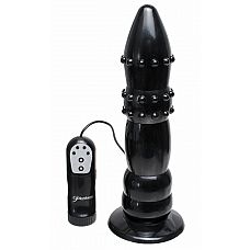 <strong>Страпон FF Black Magic Vibro, 21 см., Черный</strong> <br />
Страпон с вибрацией черного цвета, с выносным пультом, выполненный из ПВХ, с маленькими пупырышками на поверхности.<div class="charTableblock"><div><span>Длина, см</span>: 21</div><div><span>Диаметр, см</span>: 5</div><div><span>Длина, см</span>: 21-24</div><div><span>Диаметр, см</span>: 5</div><div><span>Материал</span>: ПВХ (PVC)</div><div><span>Цвет</span>: черный</div><div><span>Особенности</span>: комплект; с вибрацией; с дополнительной стимуляцией; harness</div></div> Страпон FF Black Magic Vibro, 21 см., Черный
Страпон с вибрацией черного цвета, с выносным пультом, выполненный из ПВХ, с маленькими пупырышками на поверхности.