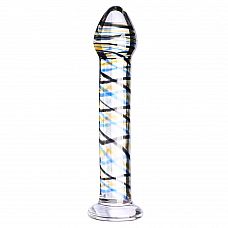 <strong>Стеклянный фаллоимитатор с полосками - 16,5 см, Прозрачный</strong> <br />
Стеклянный фаллоимитатор с гладкой поверхностью, украшенной принтом из полос-спиралей разных цветов.<div class="charTableblock"><div><span>Длина, см</span>: 16.5</div><div><span>Диаметр, см</span>: 3.4</div><div><span>Материал</span>: стекло</div><div><span>Цвет</span>: прозрачный</div><div><span>Особенности</span>: без мошонки</div><div><span>Длина, см</span>: 13-16</div><div><span>Диаметр, см</span>: 3</div></div> Стеклянный фаллоимитатор с полосками - 16,5 см, Прозрачный
Стеклянный фаллоимитатор с гладкой поверхностью, украшенной принтом из полос-спиралей разных цветов.