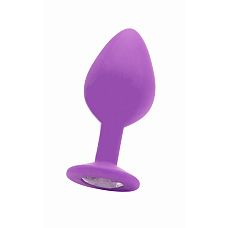   OUCH! Large Diamond Butt Plug Purple SH-OU182PUR 
