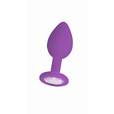   OUCH! Regular Diamond Butt Plug Purple SH-OU181PUR 

