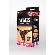 ׸      Kanikule Leather Strap-on Harness  Anatomic Thong 
     .