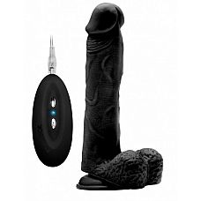 ׸���� ��������-��������� Vibrating Realistic Cock 9  With Scrotum - 23,5 ��. 
׸���� ��������-��������� Vibrating Realistic Cock 9  With Scrotum.