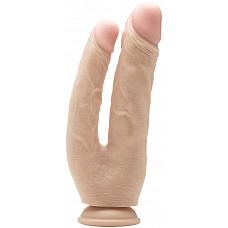 <strong>Телесный анально-вагинальный фаллоимитатор Realistic Double Cock 10 Inch - 25,5 см.</strong> <br />
Дважды весело, значит, в два раза больше удовольствия с этим RealRock! Этот донг был разработан для введения во влагалище и анус одновременно.<div class="charTableblock"><div><span>Длина, см</span>: 25.50</div><div><span>Материал</span>: TPE / TPR</div><div><span>Цвет</span>: телесный</div><div><span>Особенности</span>: двухголовый; на присоске; без мошонки</div><div><span>Длина, см</span>: 25 и более</div><div><span>Производитель</span>: Shots Media BV, Нидерланды</div></div> Телесный анально-вагинальный фаллоимитатор Realistic Double Cock 10 Inch - 25,5 см. 
Дважды весело, значит, в два раза больше удовольствия с этим RealRock! Этот донг был разработан для введения во влагалище и анус одновременно.