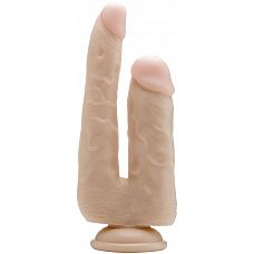 <strong>Телесный анально-вагинальный фаллоимитатор Realistic Double Cock 9 Inch - 23 см.</strong> <br />
Дважды весело, значит, в два раза больше удовольствия с этим RealRock! Этот донг был разработан для введения во влагалище и анус одновременно.<div class="charTableblock"><div><span>Длина, см</span>: 23.00</div><div><span>Материал</span>: TPE / TPR</div><div><span>Цвет</span>: телесный</div><div><span>Особенности</span>: двухголовый; на присоске; без мошонки</div><div><span>Длина, см</span>: 21-24</div><div><span>Производитель</span>: Shots Media BV, Нидерланды</div></div> Телесный анально-вагинальный фаллоимитатор Realistic Double Cock 9 Inch - 23 см. 
Дважды весело, значит, в два раза больше удовольствия с этим RealRock! Этот донг был разработан для введения во влагалище и анус одновременно.