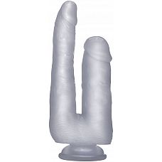 <strong>Прозрачный анально-вагинальный фаллоимитатор Realistic Double Cock 9 Inch - 23 см.</strong> <br />
Дважды весело, значит, в два раза больше удовольствия с этим RealRock! Этот донг был разработан для введения во влагалище и анус одновременно.<div class="charTableblock"><div><span>Длина, см</span>: 23.00</div><div><span>Материал</span>: TPE / TPR</div><div><span>Цвет</span>: прозрачный</div><div><span>Особенности</span>: двухголовый; на присоске; без мошонки</div><div><span>Длина, см</span>: 21-24</div><div><span>Производитель</span>: Shots Media BV, Нидерланды</div></div> Прозрачный анально-вагинальный фаллоимитатор Realistic Double Cock 9 Inch - 23 см. 
Дважды весело, значит, в два раза больше удовольствия с этим RealRock! Этот донг был разработан для введения во влагалище и анус одновременно.