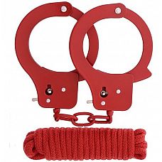 <strong>Красные наручники из листового металла в комплекте с веревкой BONDX METAL CUFFS LOVE ROPE SET</strong> <br />
Красные наручники из листового металла в комплекте с веревкой BONDX METAL CUFFS LOVE ROPE SET.<div class="charTableblock"><div><span>Материал</span>: металл</div><div><span>Производитель</span>: Dream Toys, Китай</div></div> Красные наручники из листового металла в комплекте с веревкой BONDX METAL CUFFS LOVE ROPE SET
Красные наручники из листового металла в комплекте с веревкой BONDX METAL CUFFS LOVE ROPE SET.