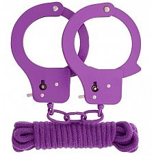 <strong>Фиолетовые наручники из листового металла в комплекте с веревкой BONDX METAL CUFFS LOVE ROPE SET</strong> <br />
Фиолетовые наручники из листового металла в комплекте с веревкой BONDX METAL CUFFS LOVE ROPE SET.<div class="charTableblock"><div><span>Материал</span>: металл</div><div><span>Производитель</span>: Dream Toys, Китай</div></div> Фиолетовые наручники из листового металла в комплекте с веревкой BONDX METAL CUFFS LOVE ROPE SET
Фиолетовые наручники из листового металла в комплекте с веревкой BONDX METAL CUFFS LOVE ROPE SET.