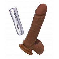 ��������-��������� ����� TOYFA RealStick Elite Mulatto - 21 ��. 
TOYFA RealStick Elite Mulatto   ������������ ����� � ����������� �������� ������ � ����� �����.