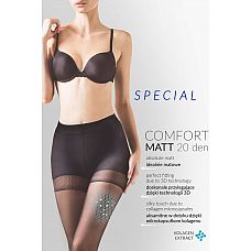 <strong>Утягивающие колготки Comfort Matt 20 den</strong> <br />
Утягивающие в бедрах и талии колготки с экстрактом коллагена.<div class="charTableblock"><div><span>Размер</span>: S (42-44); M (44-46); L (46-48); XL (48-50)</div><div><span>Цвет</span>: черный</div><div><span>В наличии</span>: 2 размер, черный; 3 размер, черный; 4 размер, черный; 5 размер, черный</div></div> Утягивающие колготки Comfort Matt 20 den
Утягивающие в бедрах и талии колготки с экстрактом коллагена.