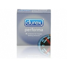 <strong>Презервативы для продления удовольствия DUREX PERFORMA, 3 шт.</strong> <br />
Это секрет продолжительного секса.
<br>Презервативы LONG PLAY содержат специальную смазку – бензокаин, которая помогает мужчине контролировать эякуляцию и тем самым продлевать возбуждение... И секс длится дольше и дольше.<div class="charTableblock"><div><span>Производитель</span>: Durex, Великобритания</div></div> Презервативы для продления удовольствия DUREX PERFORMA, 3 шт.
Это секрет продолжительного секса.
<br>Презервативы LONG PLAY содержат специальную смазку – бензокаин, которая помогает мужчине контролировать эякуляцию и тем самым продлевать возбуждение... И секс длится дольше и дольше.