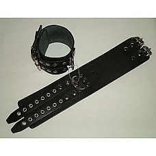 <strong>Поножи широкие (черные) без подкладки</strong> <br />
Поножи широкие без подкладки. Цвет черный. Натуральная кожа.<div class="charTableblock"><div><span>Материал</span>: кожа</div><div><span>Цвет</span>: черный</div><div><span>Производитель</span>: Подиум, Россия</div></div> Поножи широкие (черные) без подкладки
Поножи широкие без подкладки. Цвет черный. Натуральная кожа.