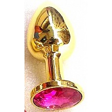<strong>Золотая анальная пробка GOLDEN PLUG Small ruby</strong> <br />
Золотая анальная пробка с шикарным стразом рубинового цвета на основании - это изящный способ разнообразить интимные моменты вашей близости и приятный подарок для партнера. Используется в качестве интимного украшения. Размер изделия S. Изготовлена из медицинской стали с позолотой. Длина 7.5 см, диаметр 2.7 см. Вес 150 гр.<div class="charTableblock"> </div> Золотая анальная пробка GOLDEN PLUG Small ruby
Золотая анальная пробка с шикарным стразом рубинового цвета на основании - это изящный способ разнообразить интимные моменты вашей близости и приятный подарок для партнера. Используется в качестве интимного украшения. Размер изделия S. Изготовлена из медицинской стали с позолотой. Длина 7.5 см, диаметр 2.7 см. Вес 150 гр.