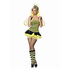 <strong>Костюм "Королева пчел", M/L</strong> <br />
Сексуальный костюм "Королева пчел": приталенное полостатое платьице с воротничком и пышной юбкой, крылья, корона с усиками и пушистые гетры.<div class="charTableblock"> </div> Костюм "Королева пчел", M/L
Сексуальный костюм "Королева пчел": приталенное полостатое платьице с воротничком и пышной юбкой, крылья, корона с усиками и пушистые гетры.