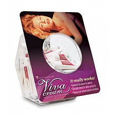 <strong>Стимулирующий крем для женщин VIVAcream,1 мл.</strong> <br />
Это гель имеет приятный мятный аромат.Вначале гель оказывает охлаждающее действие,а затем вызывает возбуждающее ощущение теплоты,Он содержит ингредиенты способствующие притоку крови к клитору, и ощущению теплоты. Этот продукт вызывает мощную волну возбуждения,помогая женщине достичь сильнейшего оргазма!Эффект сохраняется около часа! Не содержит сахара а значит и не вызывает молочницу! <div class="charTableblock"> </div> Стимулирующий крем для женщин VIVAcream,1 мл.
Это гель имеет приятный мятный аромат.Вначале гель оказывает охлаждающее действие,а затем вызывает возбуждающее ощущение теплоты,Он содержит ингредиенты способствующие притоку крови к клитору, и ощущению теплоты. Этот продукт вызывает мощную волну возбуждения,помогая женщине достичь сильнейшего оргазма!Эффект сохраняется около часа! Не содержит сахара а значит и не вызывает молочницу!