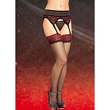 <strong>Комплект:чулки в сетку с чулкодержателями и пояс</strong> <br />
Они шикарны! Именно так хочется сказать о ваших ножках и бёдрах, когда на них этот комплект. <br><br>
Как пояс, так и чулочки украшены алой вышивкой. Именно она на чёрном фоне делает образ столь роскошным и сексуальным. <br><br>
Сетка чулок приумножает красоту ножек, а также добавляет образу «перчика».
<div class="charTableblock"><div><span>Размер</span>: M (44-46)</div><div><span>Цвет</span>: черный</div><div><span>Производитель</span>: SoftLine, Польша</div><div><span>В наличии</span>: 3 размер, черный</div></div> Комплект:чулки в сетку с чулкодержателями и пояс
Они шикарны! Именно так хочется сказать о ваших ножках и бёдрах, когда на них этот комплект. <br><br>
Как пояс, так и чулочки украшены алой вышивкой. Именно она на чёрном фоне делает образ столь роскошным и сексуальным. <br><br>
Сетка чулок приумножает красоту ножек, а также добавляет образу «перчика».