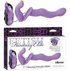 <strong>Безремневой страпон с клиторально-вагинальным вибратором</strong> <br />
Этот безремневой страпон фиксируется на ваших бёдрах без всяких усилий – достаточно просто погрузить вагинальную пробку в лоно. <br><br>
Свободный отросток, изогнутый змейкой, позволит вам ласкать анус партнёра или вагину/анус партнёрши. <br><br>
Шишечки на основании будут массировать клитор при каждом толчке. А мощная вибрация, распространяющаяся по всей длине секс-игрушки, приумножит удовольствие вам обоим. <br><br>
Пульт Ду, выполненный в форме пульта, позволит регулировать мощность вибрации. <br><br>
Страпон можно использовать в паре с трусиками (приобретаются отдельно).
<div class="charTableblock"><div><span>Длина, см</span>: 17.8</div><div><span>Диаметр, см</span>: 3.8</div><div><span>Длина, см</span>: 17-20</div><div><span>Диаметр, см</span>: 3</div><div><span>Материал</span>: силикон</div><div><span>Цвет</span>: другой</div><div><span>Особенности</span>: безремневой; с вибрацией</div></div> Безремневой страпон с клиторально-вагинальным вибратором
Этот безремневой страпон фиксируется на ваших бёдрах без всяких усилий – достаточно просто погрузить вагинальную пробку в лоно. <br><br>
Свободный отросток, изогнутый змейкой, позволит вам ласкать анус партнёра или вагину/анус партнёрши. <br><br>
Шишечки на основании будут массировать клитор при каждом толчке. А мощная вибрация, распространяющаяся по всей длине секс-игрушки, приумножит удовольствие вам обоим. <br><br>
Пульт Ду, выполненный в форме пульта, позволит регулировать мощность вибрации. <br><br>
Страпон можно использовать в паре с трусиками (приобретаются отдельно).