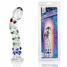 <strong>Изогнутый стимулятор из стекла CURVE EMOTIONS EF-T154</strong> <br />
Стимулятор анатомической формы с выпуклыми массажными точками, отлично подходящий для стимуляции как G-точки у женщин, так и простаты у мужчин.<div class="charTableblock"><div><span>Длина, см</span>: 16</div><div><span>Диаметр, см</span>: 3.5</div><div><span>Материал</span>: стекло</div><div><span>Цвет</span>: прозрачный</div><div><span>Особенности</span>: без мошонки</div><div><span>Длина, см</span>: 13-16</div><div><span>Диаметр, см</span>: 3</div></div> Изогнутый стимулятор из стекла CURVE EMOTIONS EF-T154 
Стимулятор анатомической формы с выпуклыми массажными точками, отлично подходящий для стимуляции как G-точки у женщин, так и простаты у мужчин.