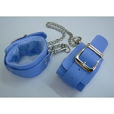 <strong>Оковы голубые с ремешком, соединенные цепочкой длиной 35см 5012-5</strong> <br />
Оковы голубого цвета, изготовленные из кожзама.<div class="charTableblock"><div><span>Материал</span>: кожзам</div><div><span>Цвет</span>: другой</div><div><span>Производитель</span>: Sitabella, Россия</div></div> Оковы голубые с ремешком, соединенные цепочкой длиной 35см 5012-5
Оковы голубого цвета, изготовленные из кожзама.