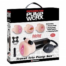 <strong>Мастурбатор с вибро PUMP WORX-TRAVEL TRIO PUMP</strong> <br />
<div class="charTableblock"> </div> Мастурбатор с вибро PUMP WORX-TRAVEL TRIO PUMP