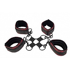 <strong>Фиксаторы для рук и ног Hog Tie</strong> <br />
Незаменимый бандаж для любителей ролевых игр БДСМ.<div class="charTableblock"><div><span>Материал</span>: текстиль</div><div><span>Цвет</span>: красный, розовый</div><div><span>Производитель</span>: California Exotic Novelties, США</div></div> Фиксаторы для рук и ног Hog Tie
Незаменимый бандаж для любителей ролевых игр БДСМ.