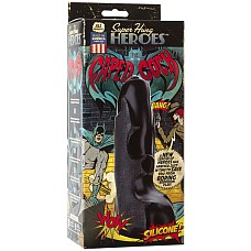 <strong>Фаллоимитатор SUPER HUNG HEROES The Caped Cock Black 8900-01BXDJ</strong> <br />
Фаллоимитатор из серии SUPER HUNG HEROES "Бэтман" черного цвета с мошонкой.<div class="charTableblock"><div><span>Длина, см</span>: 18.5</div><div><span>Диаметр, см</span>: 5.5</div><div><span>Материал</span>: силикон</div><div><span>Цвет</span>: черный</div><div><span>Особенности</span>: с мошонкой</div><div><span>Длина, см</span>: 17-20</div><div><span>Диаметр, см</span>: 5</div></div> Фаллоимитатор SUPER HUNG HEROES The Caped Cock Black 8900-01BXDJ
Фаллоимитатор из серии SUPER HUNG HEROES "Бэтман" черного цвета с мошонкой.