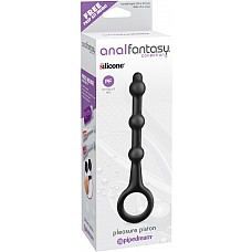 <strong>Анальный стимулятор Anal Fantasy Collection Pleasure Piston Black 466023PD</strong> <br />
Анальный стимулятор елочка с тремя звеньями, сделан из высококачественного силикона, не содержит фталаты.<div class="charTableblock"><div><span>Длина, см</span>: 18</div><div><span>Диаметр, см</span>: 2</div><div><span>Материал</span>: силикон</div><div><span>Цвет</span>: черный</div><div><span>Особенности</span>: цепочки, бусы</div><div><span>Длина, см</span>: 17-20</div><div><span>Диаметр, см</span>: 2</div></div> Анальный стимулятор Anal Fantasy Collection Pleasure Piston Black 466023PD
Анальный стимулятор елочка с тремя звеньями, сделан из высококачественного силикона, не содержит фталаты.