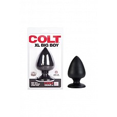 <strong>Анальная пробка COLT XL BIG BOY - BLACK из силикона черная</strong> <br />
Анальная пробка COLT XL BIG BOY - BLACK. Имеет конусовидную форму, что способствует наиболее беспрепятственному введению изделия в анус. Мощное основание служит одновременно ограничителем и подставкой. Длина 11,5 см, диаметр 7,5 см. Цвет: Черный. Материал: Silicone. Производитель: California Exotic Novelties, США.<div class="charTableblock"><div><span>Длина, см</span>: 11.50</div><div><span>Диаметр, см</span>: 7.50</div><div><span>Материал</span>: силикон</div><div><span>Длина, см</span>: 9-12</div><div><span>Диаметр, см</span>: 7</div></div> Анальная пробка COLT XL BIG BOY - BLACK из силикона черная
Анальная пробка COLT XL BIG BOY - BLACK. Имеет конусовидную форму, что способствует наиболее беспрепятственному введению изделия в анус. Мощное основание служит одновременно ограничителем и подставкой. Длина 11,5 см, диаметр 7,5 см. Цвет: Черный. Материал: Silicone. Производитель: California Exotic Novelties, США.