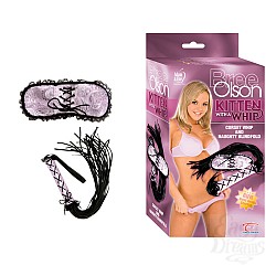 Сатиновая маска с кружевом и плеть BREE OLSON 8110-7 BX TS Сатиновая маска с кружевом и плеть BREE OLSON 8110-7 BX TS