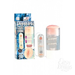 Вагина-мастурбатор с поступательным движением Deluxe Optimum Power - Pussy Power Stroker белый  Вагина-мастурбатор с поступательным движением Deluxe Optimum Power - Pussy Power Stroker белый