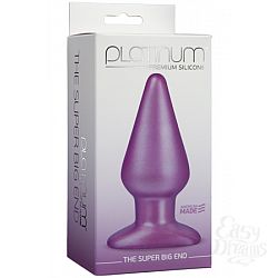  ������� �������� ������ Platinum Premium Silicone - The Super Big End - Purple ����������