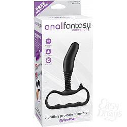 Стимулятор простаты VIBRATING PROSTATE STIM с вибрацией черный Стимулятор простаты VIBRATING PROSTATE STIM с вибрацией черный