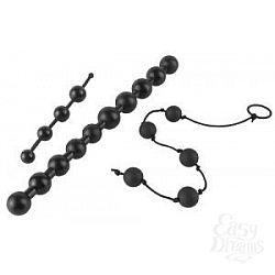 Набор из 3 различных по длине и диаметру силиконовых анальных цепочек Набор из 3 различных по длине и диаметру силиконовых анальных цепочек