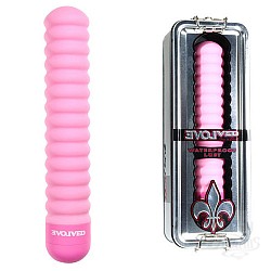 Пластиковый ребристый розовый вибратор FLEUR-DE-LIS LUST EN-AA-0007-01-2 Пластиковый ребристый розовый вибратор FLEUR-DE-LIS LUST EN-AA-0007-01-2