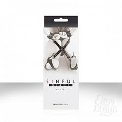  ׸���� �������������� �������� Sinful Black Hogtie 
