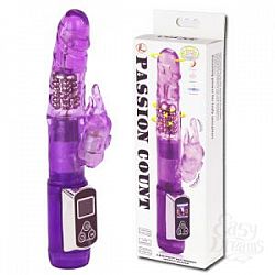 Фиолетовый хай-тек вибромассажёр Super Passion Count - 23 см. Фиолетовый хай-тек вибромассажёр Super Passion Count - 23 см.